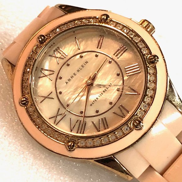Anne Klein Mother of Pearl Oversized Watch main image 5